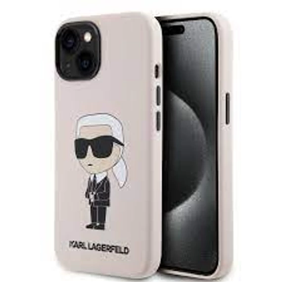 Karl Lagerfeld tok pink KLHCP15SSNIKBCP Apple Iphone 15 készülékhez