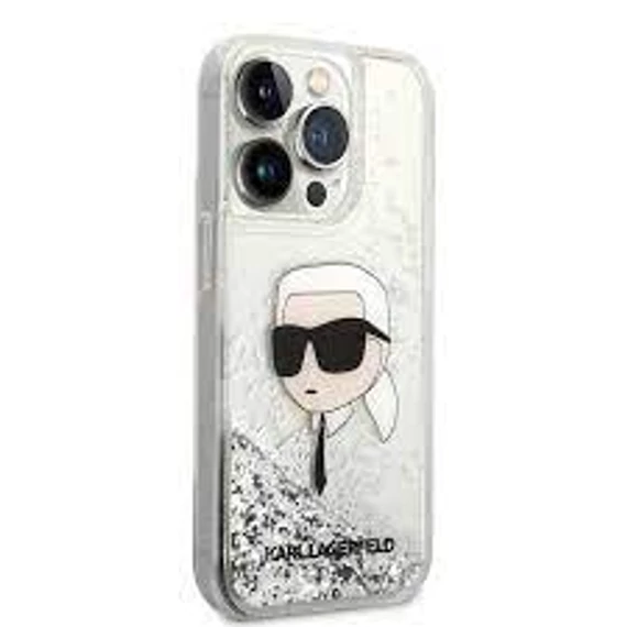 Karl Lagerfeld tok ezüst KLHCP15XLNKHCH Apple Iphone 15 Pro Max készülékhez