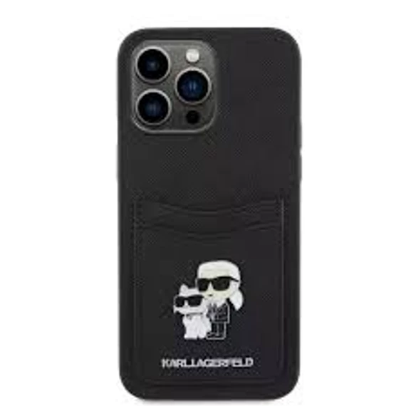 Karl Lagerfeld tok fekete KLHCP15XSAPKCNPK Apple Iphone 15 Pro Max készülékhez