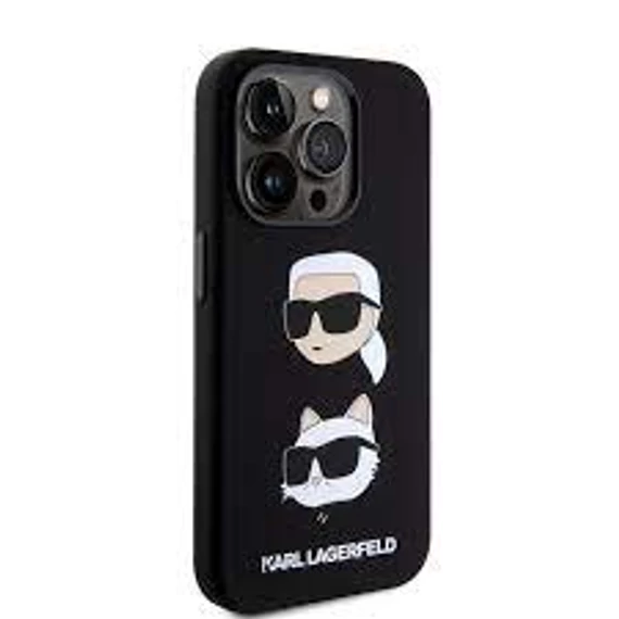 Karl Lagerfeld tok fekete KLHCP15XSDHKCNK Apple Iphone 15 Pro Max készülékhez