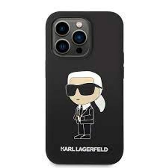 Karl Lagerfeld tok fekete KLHCP15XSNIKBCK Apple Iphone 15 Pro Max készülékhez