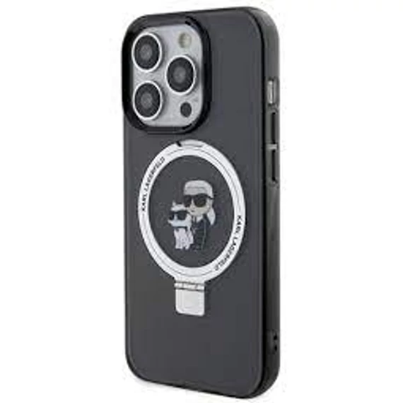Karl Lagerfeld tok fekete KLHMP15LHMRSKCK Apple Iphone 15 Pro készülékhez