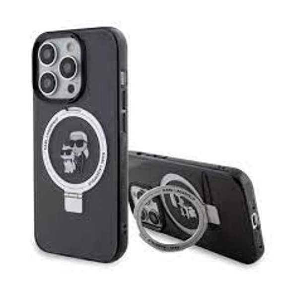 Karl Lagerfeld tok fekete KLHMP15MHMRSKCK Apple Iphone 15 Plus készülékhez