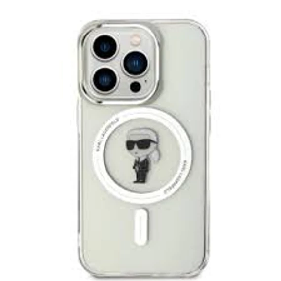 Karl Lagerfeld tok átlátszó KLHMP15SHFCKNOT Apple iPhone 15 készülékhez