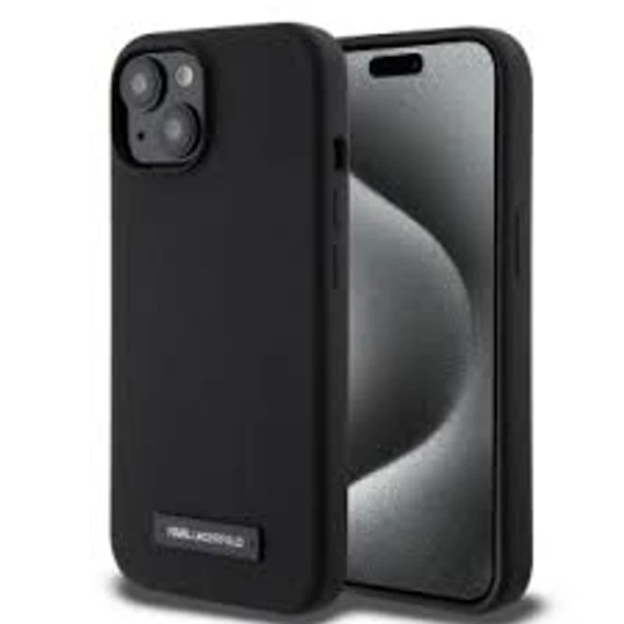 Karl Lagerfeld tok fekete KLHMP15SSLMP1K Apple Iphone 15 készülékhez