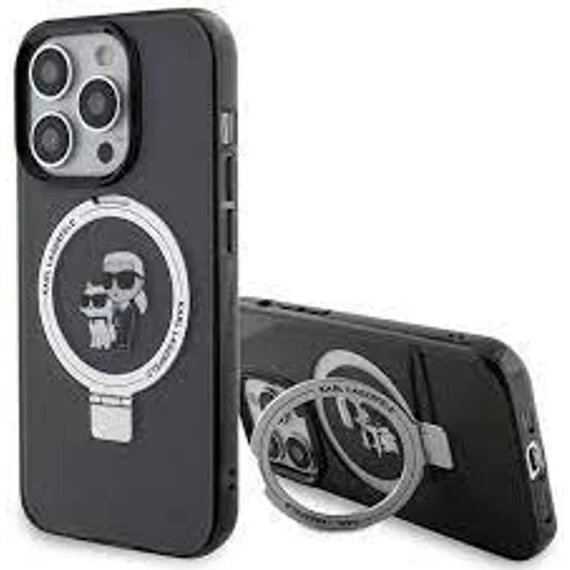 Karl Lagerfeld tok fekete KLHMP15XHMRSKCK Apple Iphone 15 Pro Max készülékhez