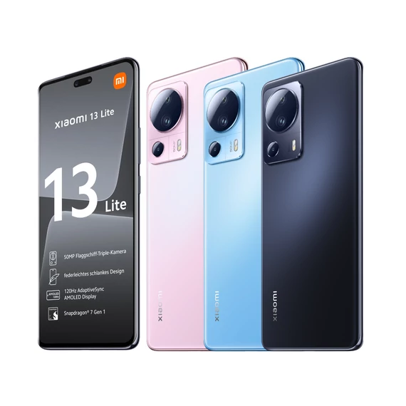 Xiaomi 13 Lite 5G 128GB 8GB RAM Dual Mobiltelefon Pink
