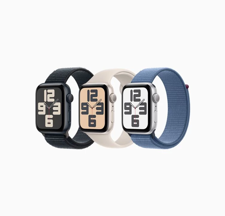 Apple Watch SE (2023) 40mm Aluminium with Sport Strap Starlight Beige M/L MR9V3