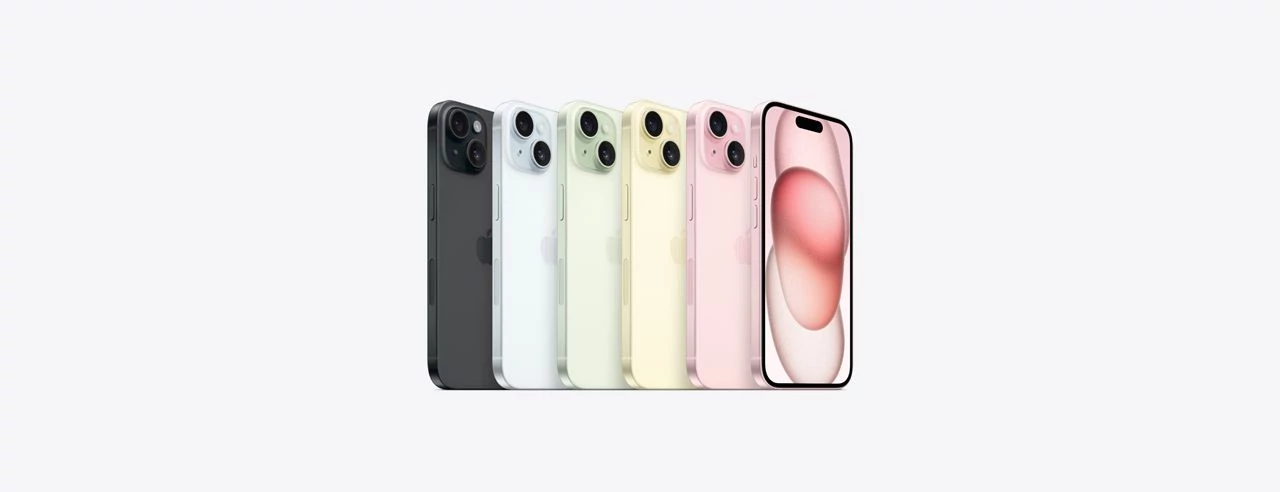 Apple iPhone 15 128GB Mobiltelefon Black MTP03