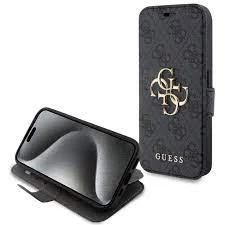 Guess Flip tok szürke GUBKP15L4GMGGR Apple iPhone 15 Pro készülékhez