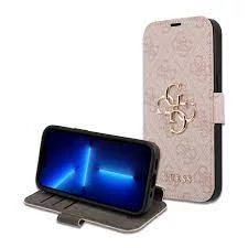 Guess Flip tok pink GUBKP15L4GMGPI Apple iPhone 15 Pro készülékhez