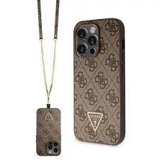 Guess tok + crossbody strap Barna Apple Iphone 15 Pro készülékhez GUHCP15LP4TDSCPW