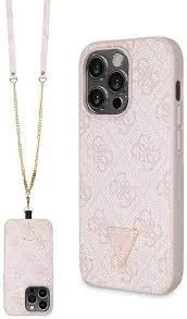 Guess tok + crossbody strap Pink Apple Iphone 15 Pro Max készülékhez GUHCP15XP4TDSCPP