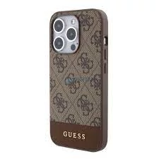 Guess tok Barna Apple Iphone 15 Pro készülékhez GUHMP15LG4GLBR
