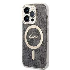 Guess tok Fekete Apple Iphone 15 Pro készülékhez GUHMP15LH4STK