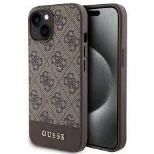Guess tok Barna Apple Iphone 15 készülékhez GUHMP15SG4GLBR