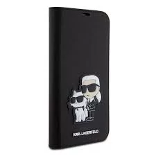 Karl Lagerfeld tok fekete KLBKP15XSANKCPK Apple Iphone 15 Pro Max készülékhez