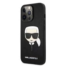 Karl Lagerfeld tok fekete KLHCP13LSAKHBK Apple Iphone 13 Pro készülékhez