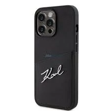Karl Lagerfeld tok fekete KLHCP13LSAPKSK Apple Iphone 13 Pro készülékhez