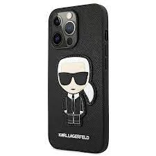 Karl Lagerfeld tok fekete KLHCP13X3DRKCNK Apple Iphone 13 Pro Max készülékhez