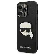 Karl Lagerfeld tok fekete KLHCP14LSAPKHK Apple iPhone 14 Pro készülékhez