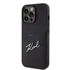 Karl Lagerfeld tok fekete KLHCP14LSAPKSK Apple Iphone 14 Pro készülékhez