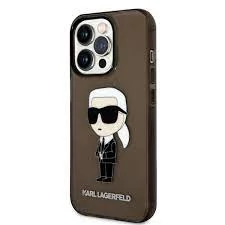 Karl Lagerfeld tok fekete KLHCP14XHNIKTCK Iphone 14 Pro Max készülékhez