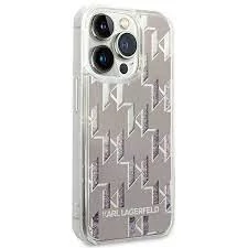 Karl Lagerfeld tok ezüst KLHCP14XLMNMS Apple iPhone 14 Pro Max készülékhez