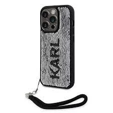 Karl Lagerfeld ezüst KLHCP14XPSQRKS Apple Iphone 14 Pro Max készülékhez