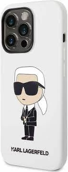 Karl Lagerfeld tok fehét KLHCP14XSNIKBCH Apple Iphone 14 Pro Max készülékhez