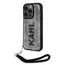 Karl Lagerfeld tok ezüst KLHCP15LPSQRKS Apple Iphone 15 Pro készülékhez