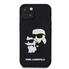 Karl Lagerfeld tok fekete KLHCP15M3DRKCNK Apple Iphone 15 Plus készülékhez