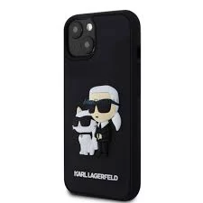 Karl Lagerfeld tok fekete KLHCP15S3DRKCNK Apple Iphone 15 készülékhez