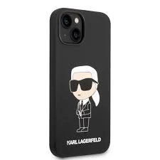 Karl Lagerfeld tok fekete KLHCP15SSNIKBCK Apple Iphone 15 készülékhez