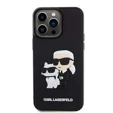 Karl Lagerfeld tok fekete KLHCP15X3DRKCNK Apple Iphone 15 Pro Max készülékhez