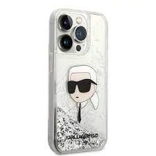Karl Lagerfeld tok ezüst KLHCP15XLNKHCH Apple Iphone 15 Pro Max készülékhez