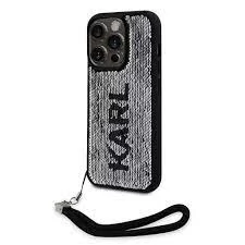 Karl Lagerfeld tok ezüst KLHCP15XPSQRKS Apple Iphone 15 Pro Max készülékhez