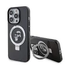 Karl Lagerfeld tok fekete KLHMP15MHMRSKCK Apple Iphone 15 Plus készülékhez
