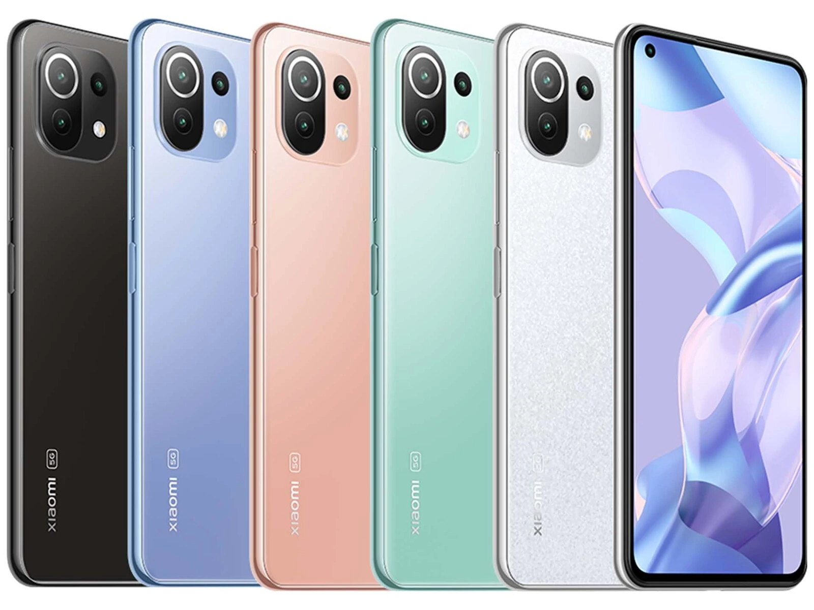 Xiaomi 11 Lite 5G NE 128GB 8GB RAM Dual Mobiltelefon Peach Pink 