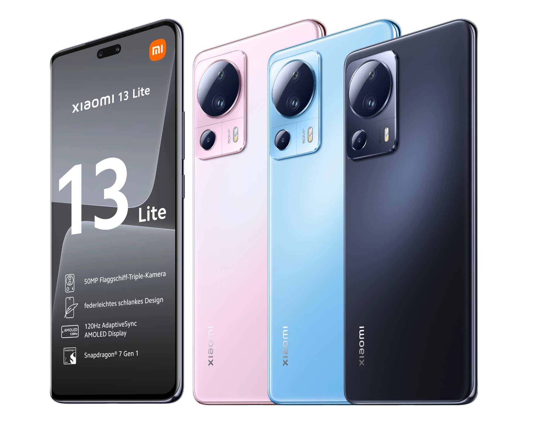 Xiaomi 13 Lite 5G 128GB 8GB RAM Dual Mobiltelefon Pink