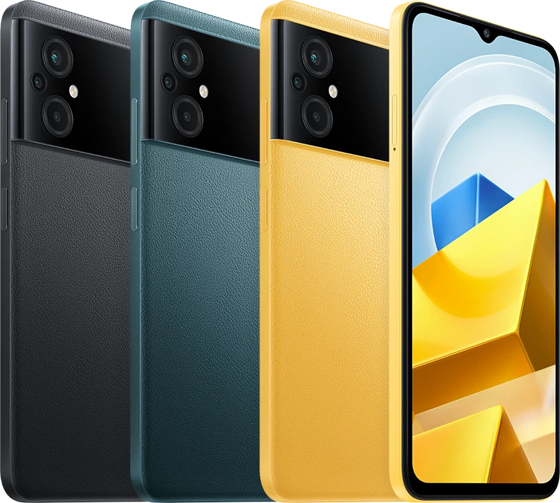 Xiaomi Poco M5 128GB 4GB RAM Dual Mobiltelefon Yellow
