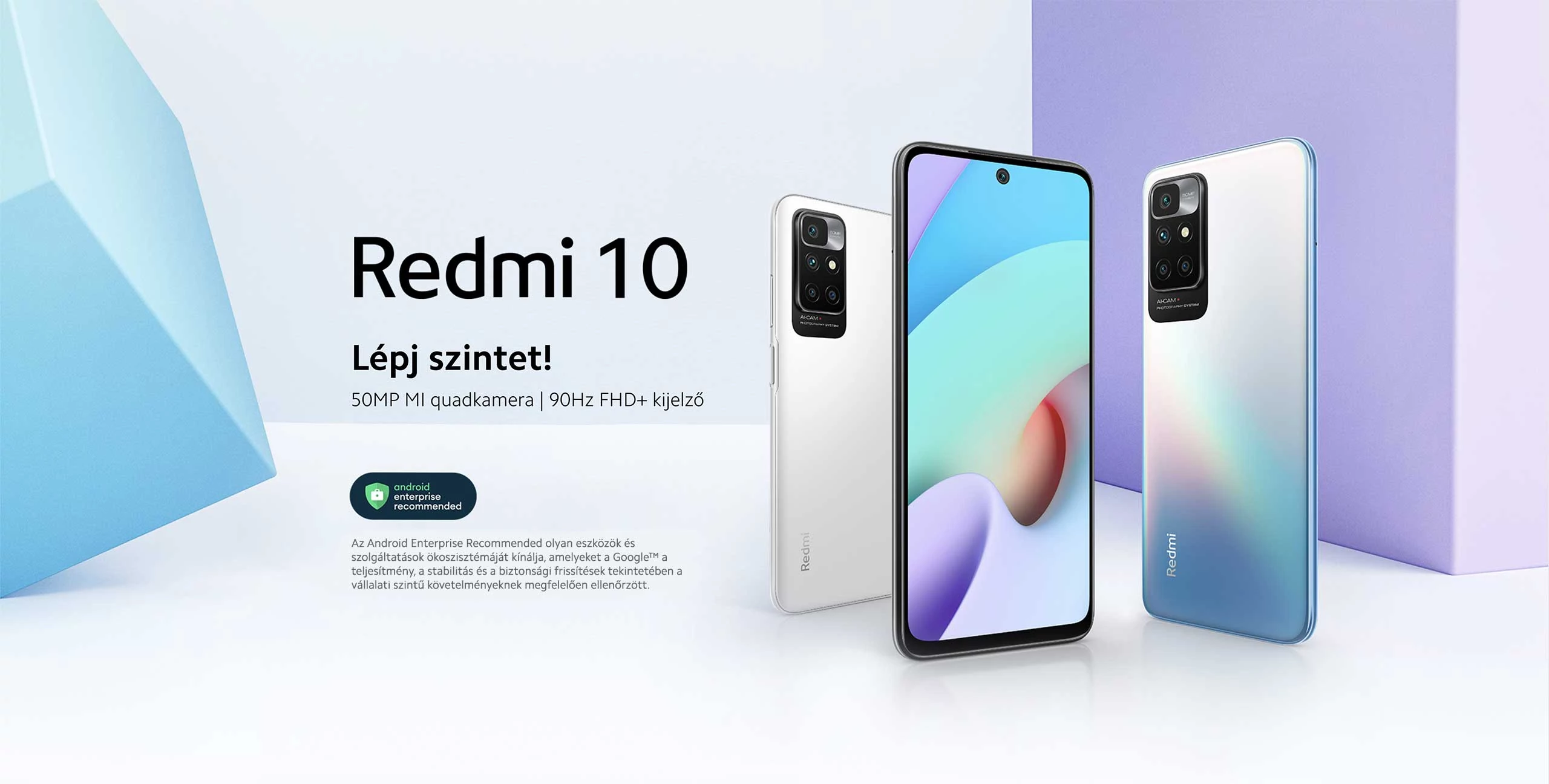 Xiaomi Redmi 10 2022 64GB 4GB RAM Dual Mobiltelefon White