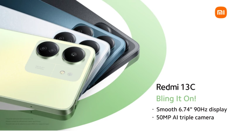 Xiaomi Redmi 13C 128GB 4GB RAM Dual Mobiltelefon NFC Navy Blue